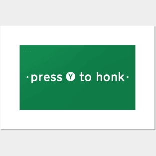 Press Y To Honk | Untitled Goose Game Posters and Art